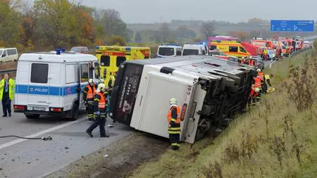 Grav accident rutier în Germania: Un copil de 5 ani a murit GALERIE FOTO