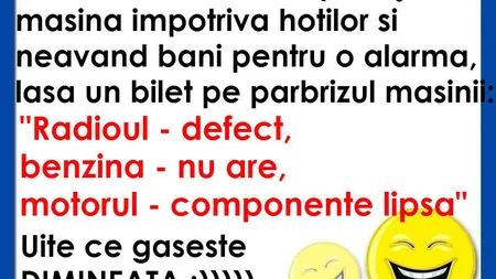 Bancul de miercuri: O să mori de râs
