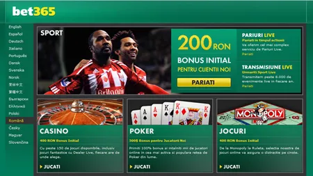 ŞTIREA TA: Amendă de 5000 RON pentru că a pariat la Bet365 în perioada 11-30 septembrie FOTO