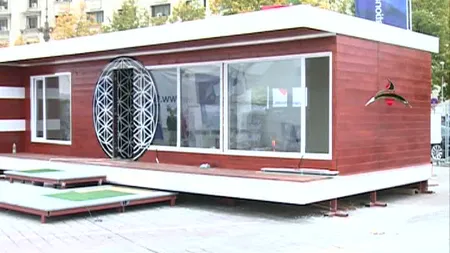 TÂRG de case în Capitală: Casa modulară rezistentă la un cutremur de peste 9 pe Richter VIDEO