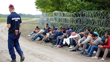 CRIZA REFUGIAŢILOR. Peste 7.000 de migranţi, reţinuţi în Ungaria pentru trecerea ilegală a frontierei