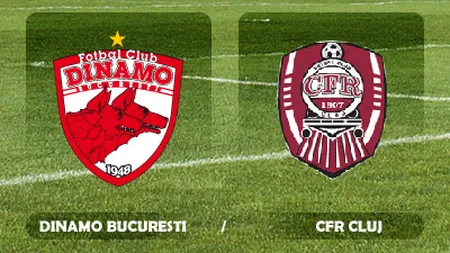 CUPA LIGII. DINAMO s-a calificat în semifinale. A învins cu 2-0 pe CFR Cluj