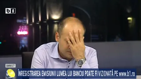 Să-l fi ajuns blestemele? Lui Radu Banciu i-a venit rău în direct. Emisiunea a fost oprită