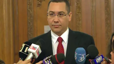 Victor Ponta, pe Facebook: 