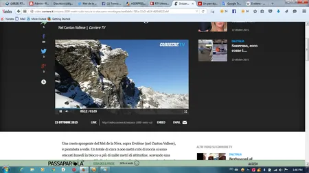 Muntele care se rupe. Imagini spectaculoase, filmate în Elveţia VIDEO
