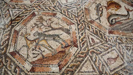 Mozaic roman vechi de peste 1.700 de ani, excavat intact într-un oraş la est de Tel Aviv