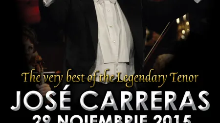 JOSE CARRERAS va concerta alaturi de Filarmonica de Stat 