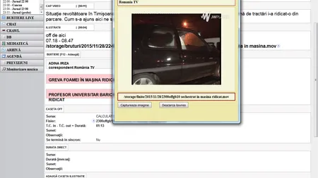 Un profesor face grevă în maşina care i-a fost ridicată de o firmă de tractări