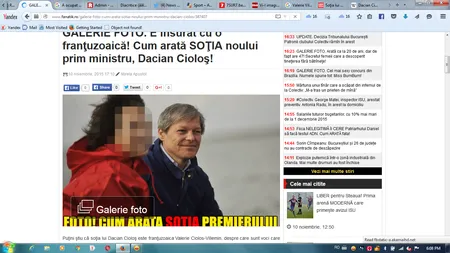 Dacian Cioloş este căsătorit cu o franţuzoaică. Cum arată soţia noului premier FOTO