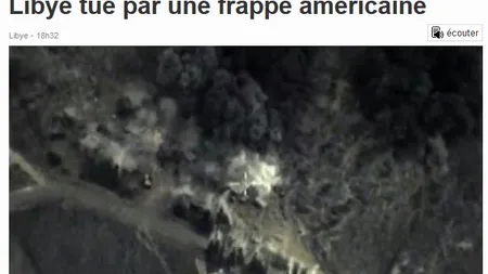 LIDERUL grupării Statul Islamic din Libia, UCIS într-un raid aerian american FOTO