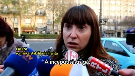 O româncă, faţă în faţă cu unul dintre teroriştii de la Paris: 