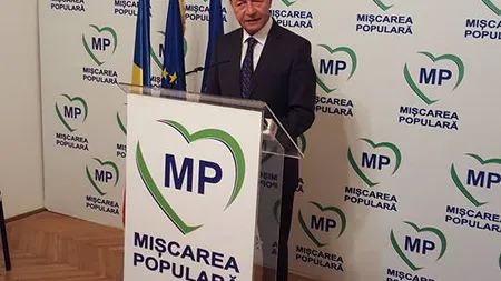 Traian Băsescu, pe Facebook: 