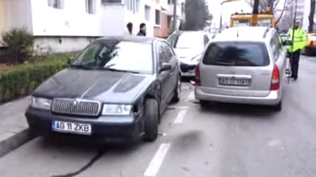 Un şofer din Piteşti a provocat un ACCIDENT RUTIER, după ce a făcut infarct la volan