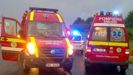 Accident grav pe DN1. Două persoane au fost rănite, circulaţia a fost blocată aproape o oră