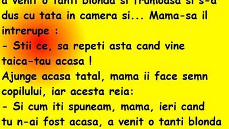 BANCUL ZILEI: Blonda şi poştaşul