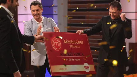 S-a ales marele CÂŞTIGĂTOR MasterChef 2015. Andrei Voica a plecat acasă cu 50.000 de euro