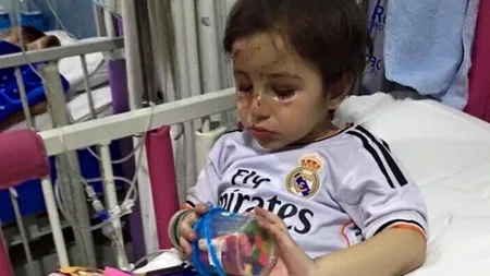 Moment plin de emoţii pentru un copil orfan din Beirut: S-a întâlnit cu Cristiano Ronaldo