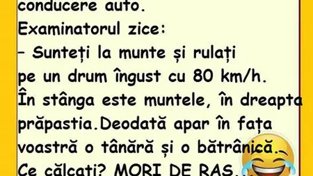 BANCUL ZILEI: Şoferi şi şoferiţe