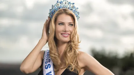 Câştigătoarea MISS WORLD, îmbrăcată în creaţiile unei românce FOTO