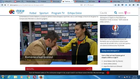 Cristina Neagu, moment stânjenitor după ce a cucerit bronzul mondial. Comentatorul Dolce Sport i-a sărutat mâna VIDEO