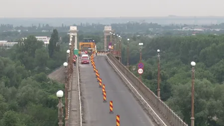 Cozi de kilometri la punctul de frontieră Giurgiu-Ruse din cauza lucrărilor la Podul Prieteniei