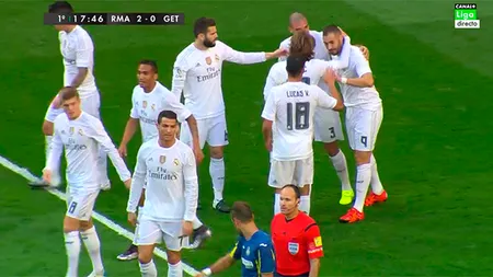 Cristiano Ronaldo, penibil în meciul cu Getafe. Colegii săi marcau, iar el cerea penalty VIDEO