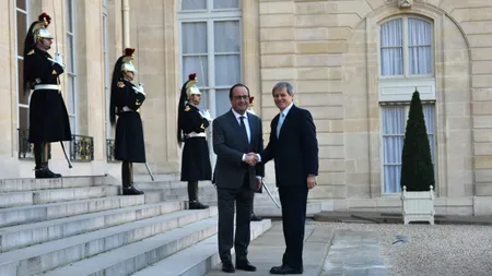 Dacian Cioloş, întrevedere cu Francois Hollande la Palatul Elysee: 