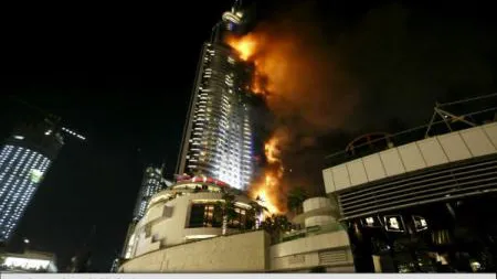 Fiul emirului din Dubai, EROU după incendiul de la hotel FOTO