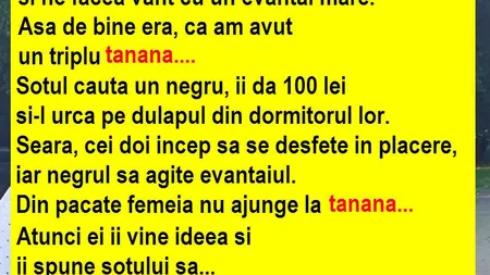 BANCUL ZILEI: Negrul de pe dulap