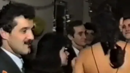 Imagini de colecţie. PETRECERE cu Gigi Becali, Hagi şi Botezatu în 1988 VIDEO