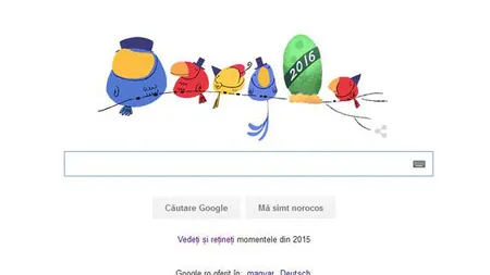 ANUL NOU: Google îţi prezintă cele mai importante momente din 2015