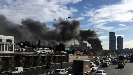 ISTANBUL. Un hotel de 12 etaje a fost cuprins de flăcări. 14 persoane au fost spitalizate