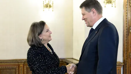Preşedinţie: Klaus Iohannis se întâlneşte luni cu Victoria Nuland