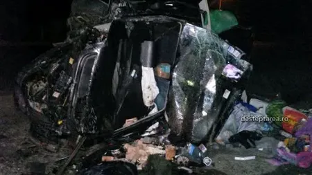 Accident grav în Bacău. O familie întreagă a ajuns la spital