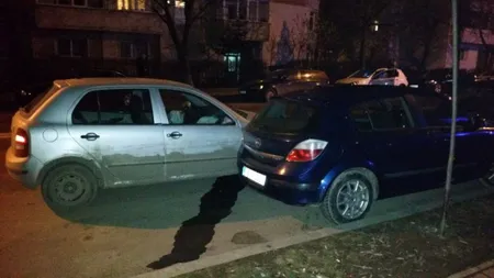 O şoferiţă din Iaşi a făcut ravagii într-o parcare. A lovit patru maşini, după care a fugit de la locul accidentului