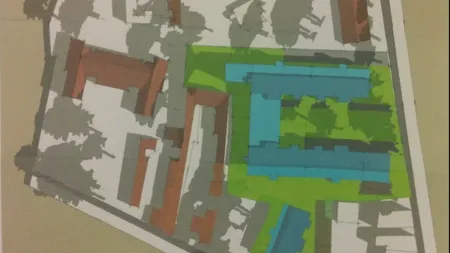 Un complex de locuinţe, construit lângă Parcul Obor