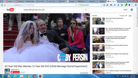 Experiment social şocant. Un pensionar de 65 de ani şi-a luat mireasă de 12 ani. Cum reacţionează lumea VIDEO