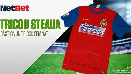 Câştigă un tricou original semnat de jucătorii Stelei!