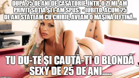 BANCUL ZILEI: Amor ca la 25 de ani...