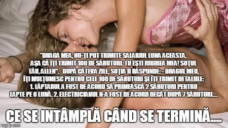 Bancul zilei: Soţia care se descurcă în orice situaţie