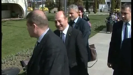 Traian Băsescu, huiduit la Vaslui: 
