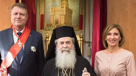 Carmen Iohannis, din nou criticată pentru ţinută. Vezi cum a apărut îmbrăcată la întâlnirea cu Patriarhul Ierusalimului