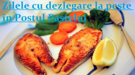 CALENDAR ORTODOX 2016: Mare sărbătoare pentru creştini, dezlegare la peşte