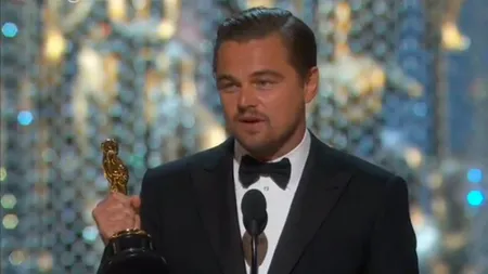 OSCAR 2016. Leonardo DiCaprio, cât pe aci să piardă preţioasa statuetă