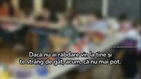 ANCHETĂ în cazul învăţătoarei din Neamţ care îşi ameninţa elevii cu moartea