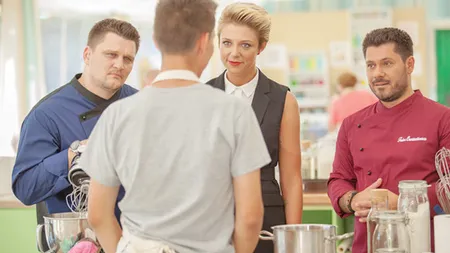 BAKE OFF ROMANIA. Juratul cercetat penal a schimbat formatul emisiunii. Cine este primul cofetar al săptămânii