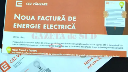 CEZ a cedat presiunii aplicării legii şi facturează lunar energia