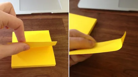 Ai folosit Post-It-urile în mod GREŞIT, toată viaţa. Vezi cum trebuie să le dezlipeşti