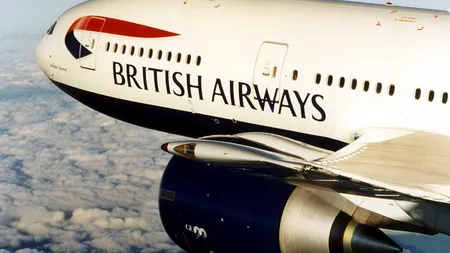 Avion British Airways, lovit de o dronă la aterizare