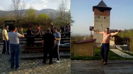 Petrecere cu manele, alcool şi striptease a angajaţilor unei primării din judeţul Hunedoara